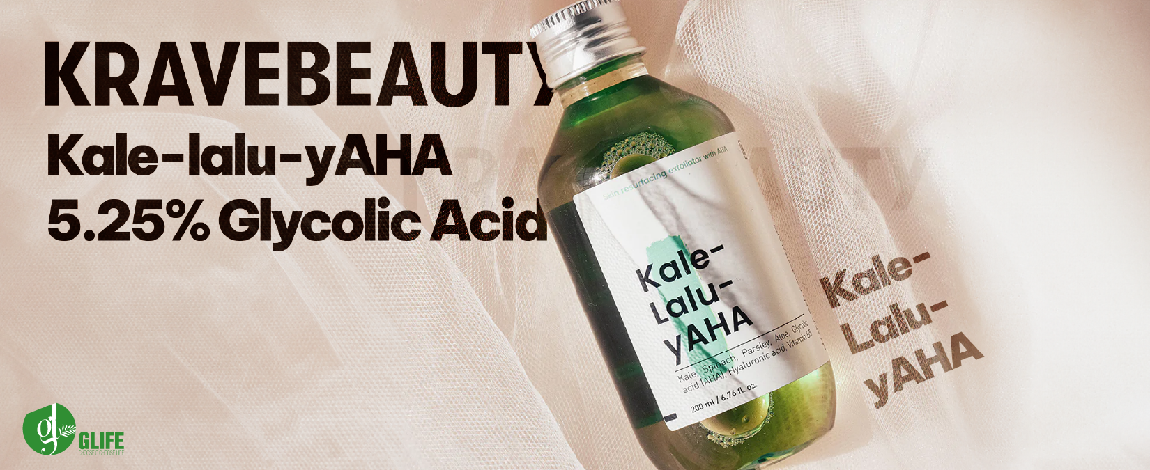 GE - Krave Beauty Kale-lalu-yAHA 5.25% Glycolic Acid