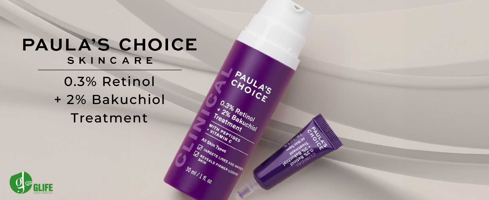 GE - Paula’s choice 0.3% Retinol + 2% Bakuchiol Treatment